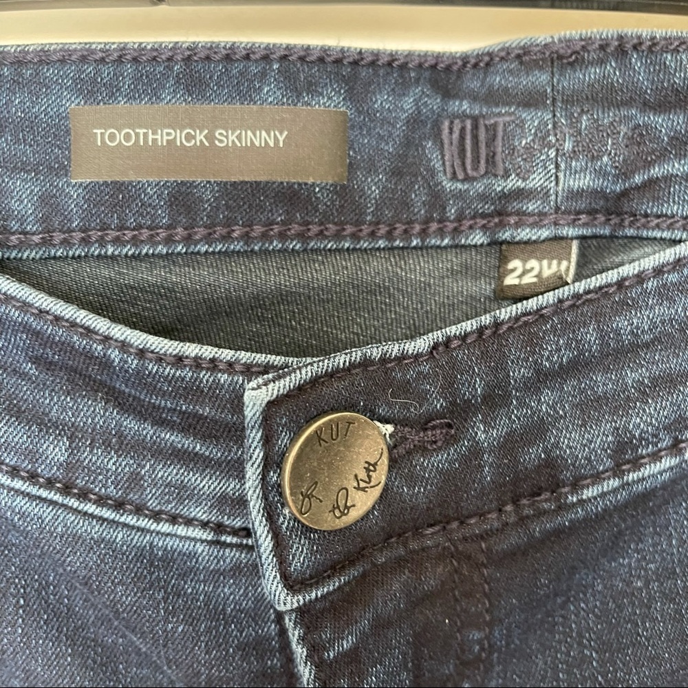 NWT Kut from the Kloth Toothpick Skinny Jeans 22W - Picture 5 of 10